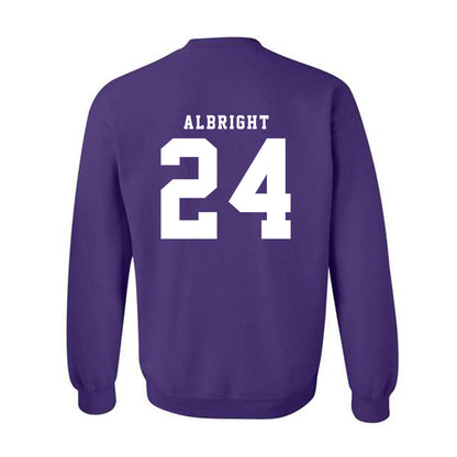 TCU - NCAA Football : Joseph Albright - Classic Shersey Crewneck Sweatshirt-5