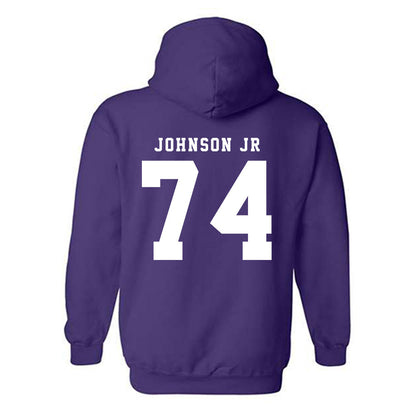 TCU - NCAA Football : Vincent Johnson Jr - Classic Shersey Hooded Sweatshirt-5