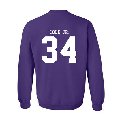 TCU - NCAA Football : Perry Cole Jr. - Classic Shersey Crewneck Sweatshirt-5