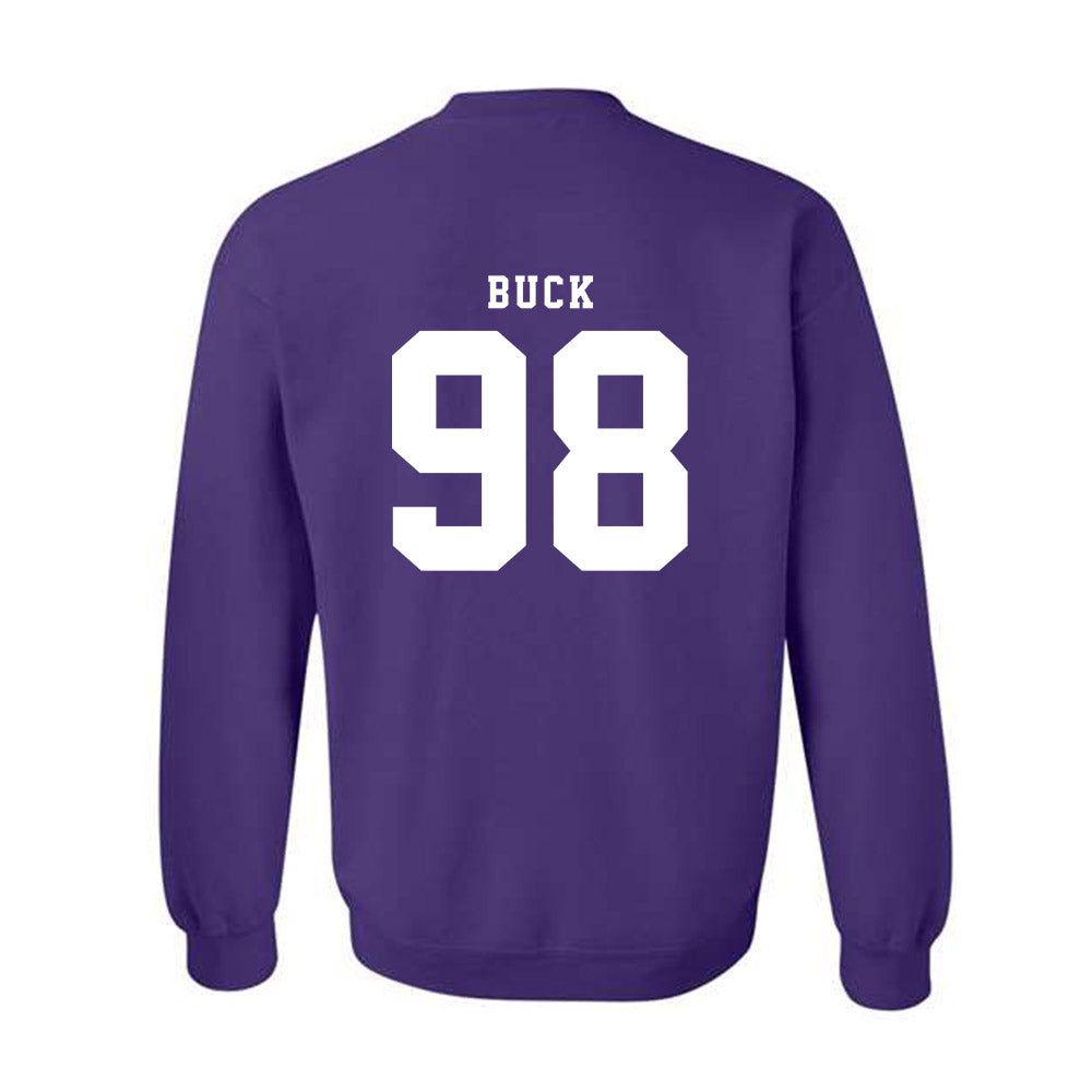 TCU - NCAA Football : Carter Buck - Classic Shersey Crewneck Sweatshirt-5