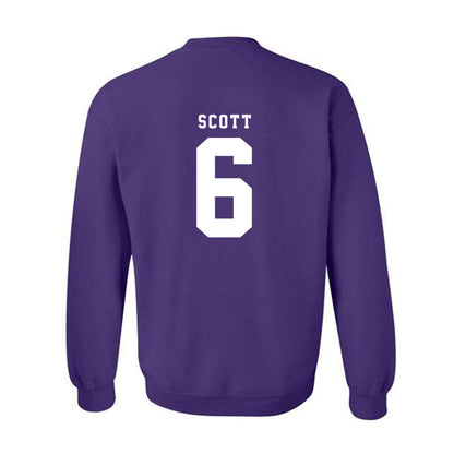 TCU - NCAA Football : Jeremy Scott - Classic Shersey Crewneck Sweatshirt-5