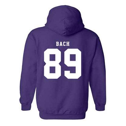 TCU - NCAA Football : Braden Bach - Classic Shersey Hooded Sweatshirt-5