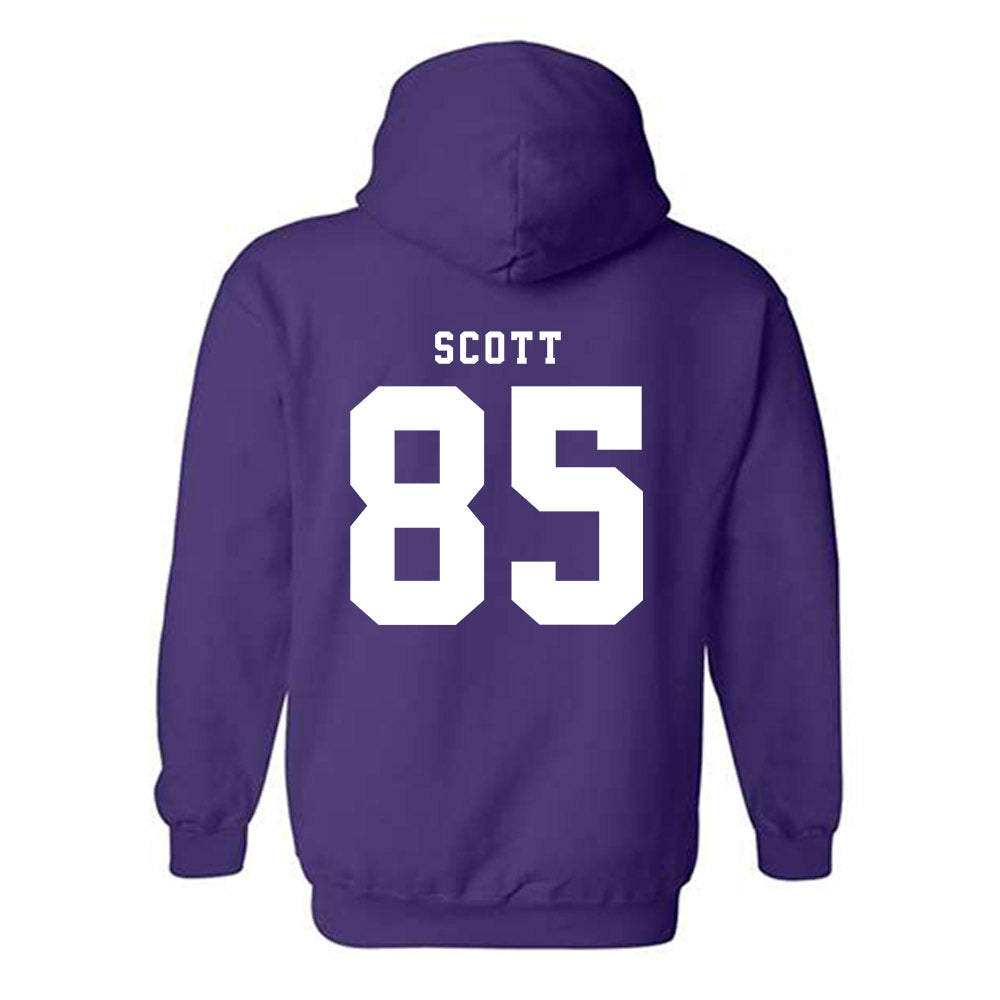 TCU - NCAA Football : James Scott - Classic Shersey Hooded Sweatshirt-5
