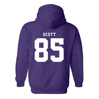 TCU - NCAA Football : James Scott - Classic Shersey Hooded Sweatshirt-5
