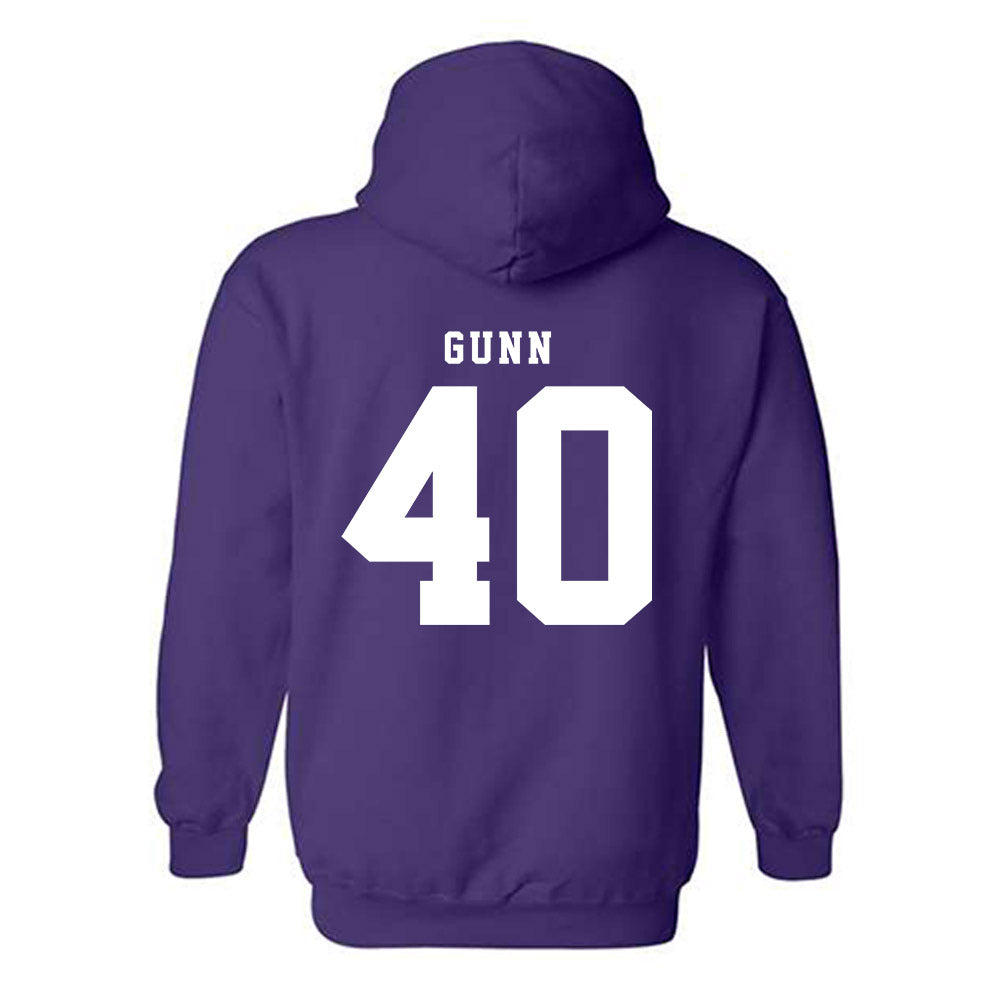 TCU - NCAA Football : Oliver Gunn - Classic Shersey Hooded Sweatshirt-5