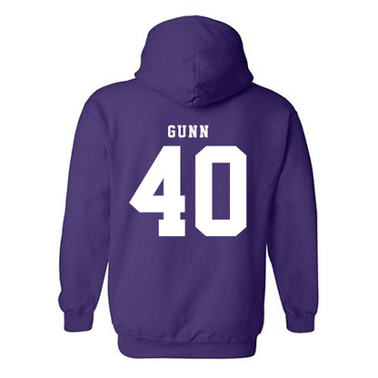 TCU - NCAA Football : Oliver Gunn - Classic Shersey Hooded Sweatshirt-5