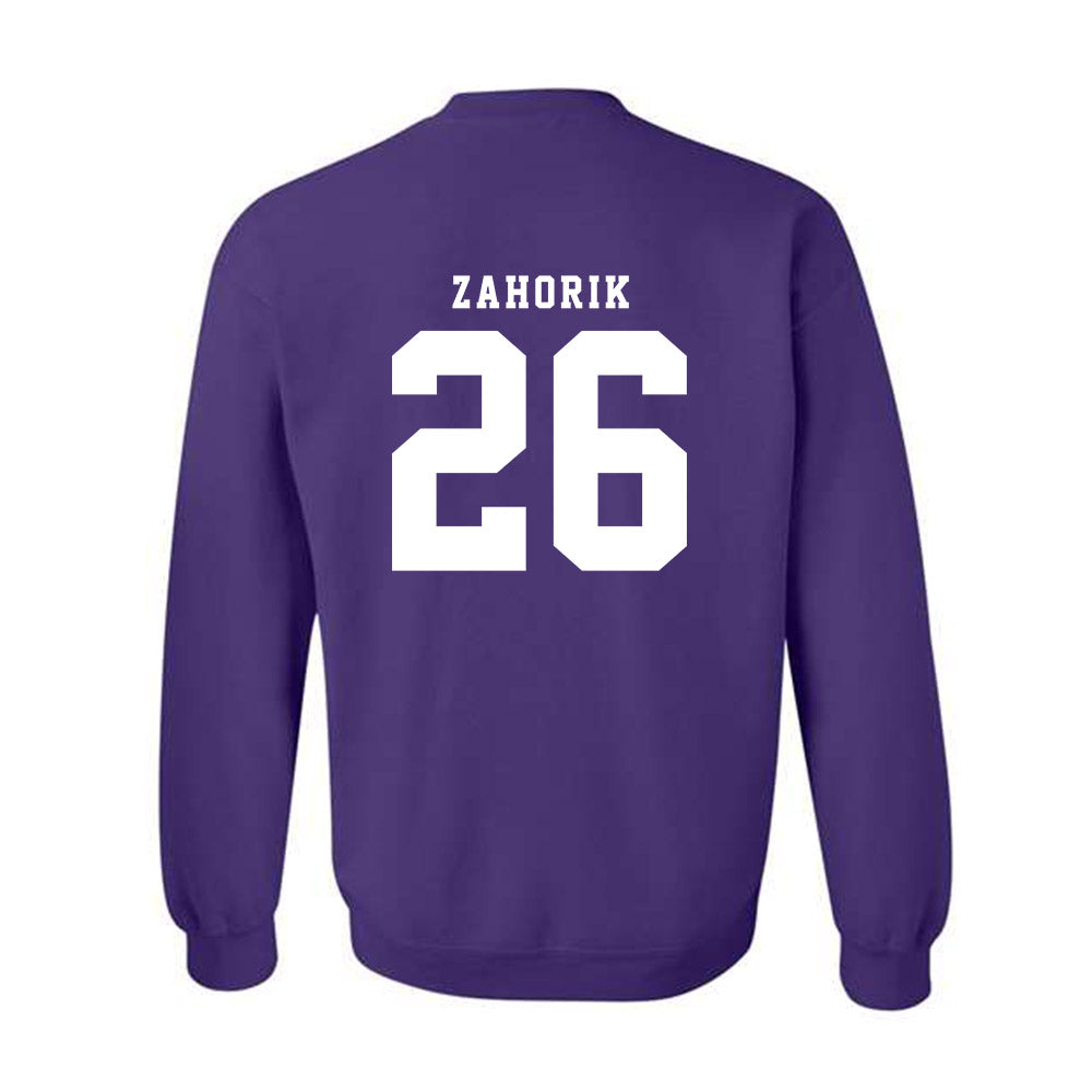 TCU - NCAA Equestrian : Victoria Zahorik - Classic Shersey Crewneck Sweatshirt