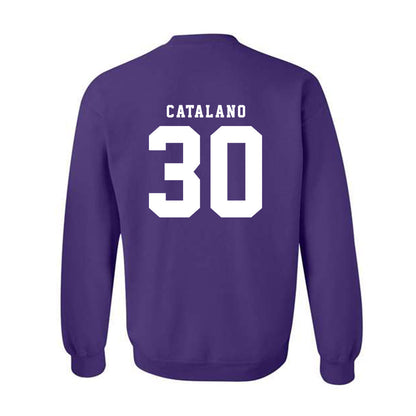 TCU - NCAA Baseball : Michael Catalano - Classic Shersey Crewneck Sweatshirt-5