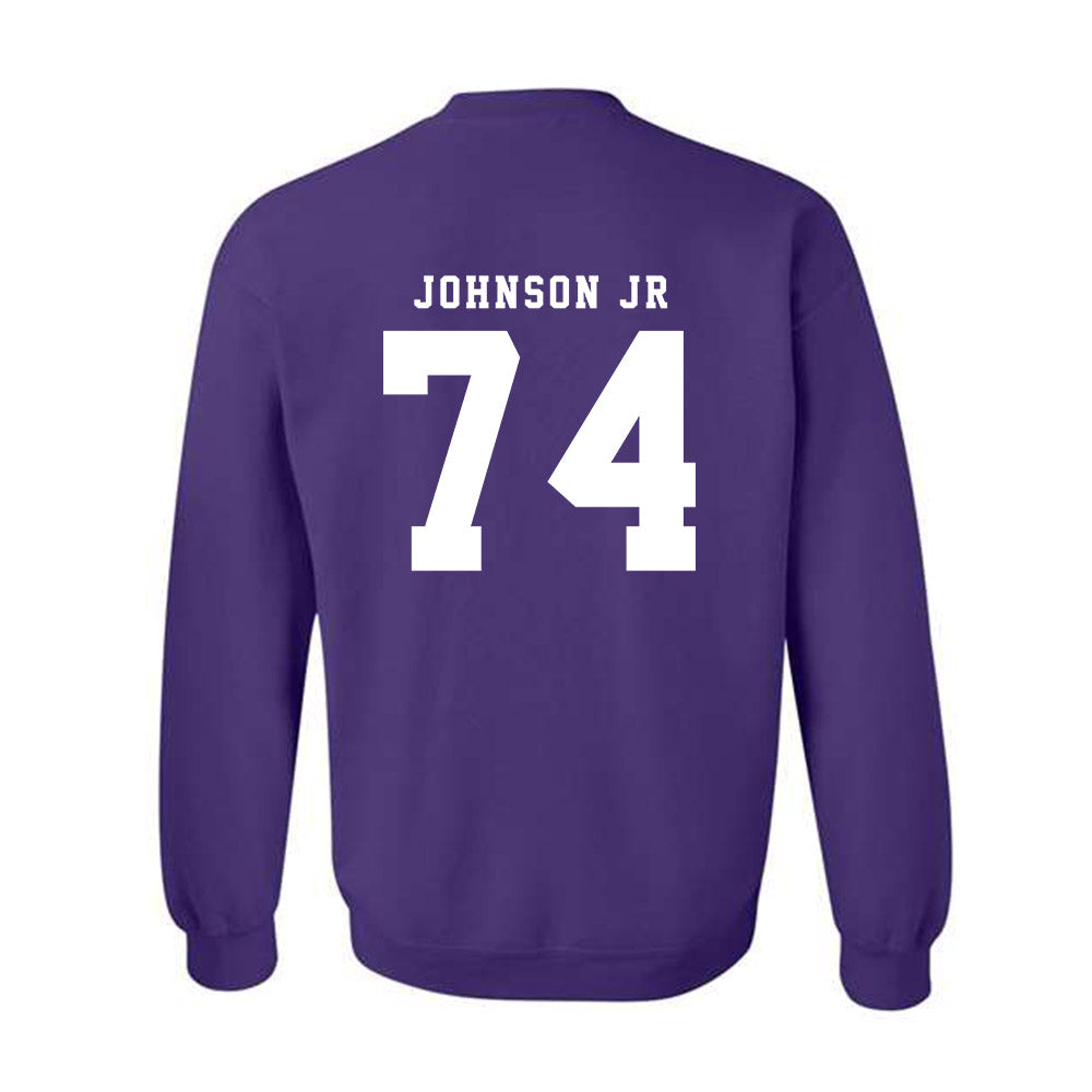 TCU - NCAA Football : Vincent Johnson Jr - Classic Shersey Crewneck Sweatshirt-5
