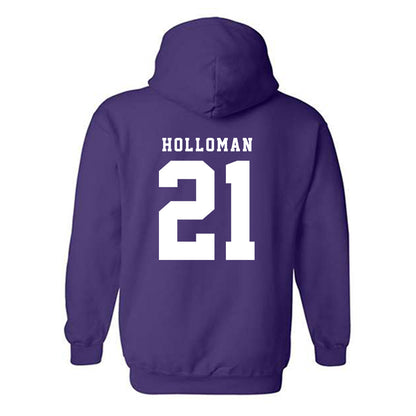 TCU - NCAA Women's Volleyball : Morgan Holloman - Classic Shersey Hooded Sweatshirt-5