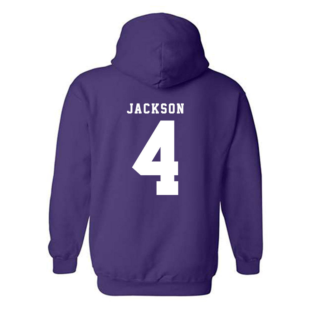 TCU - NCAA Football : Gil Jackson - Classic Shersey Hooded Sweatshirt-5