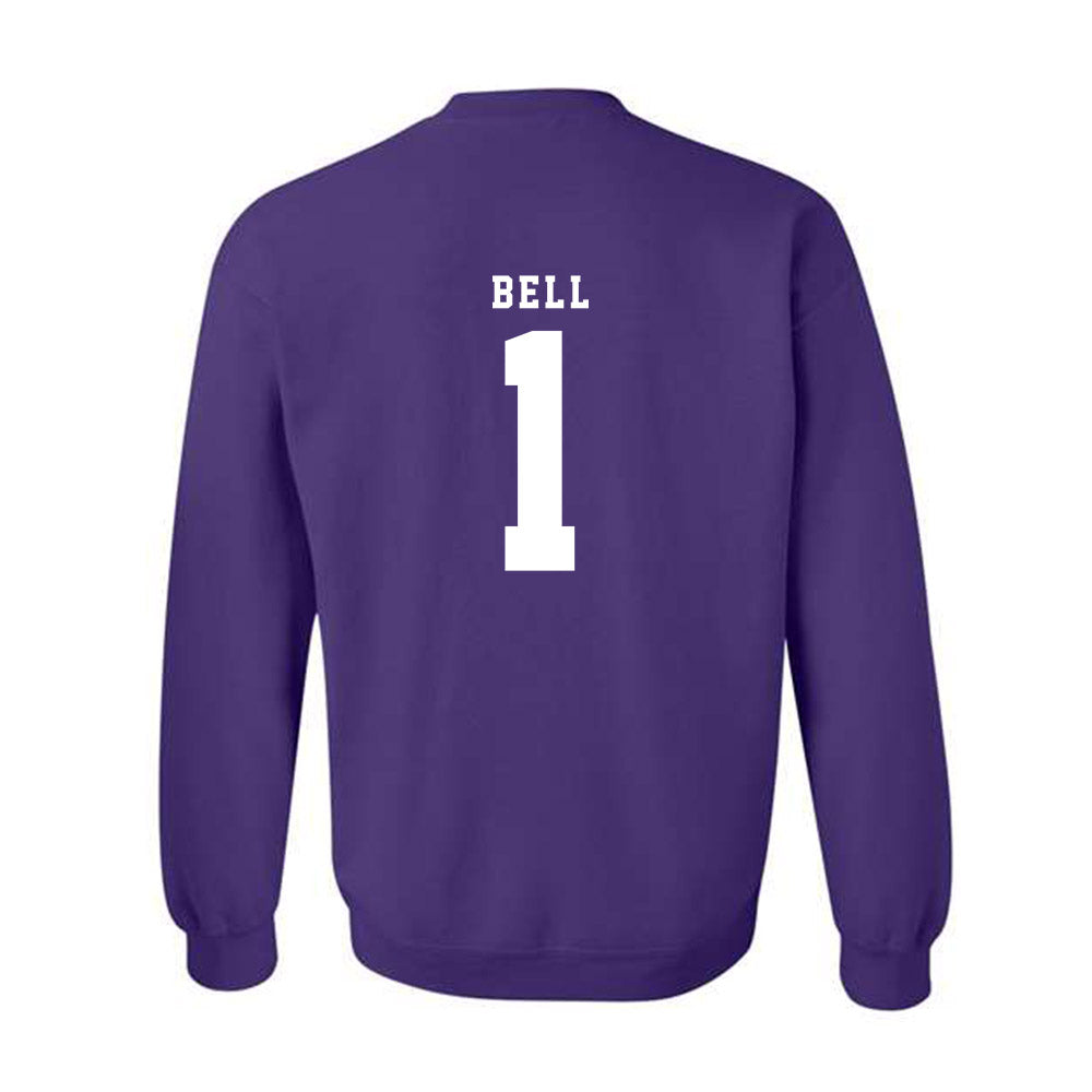TCU - NCAA Baseball : James Bell - Classic Shersey Crewneck Sweatshirt-5
