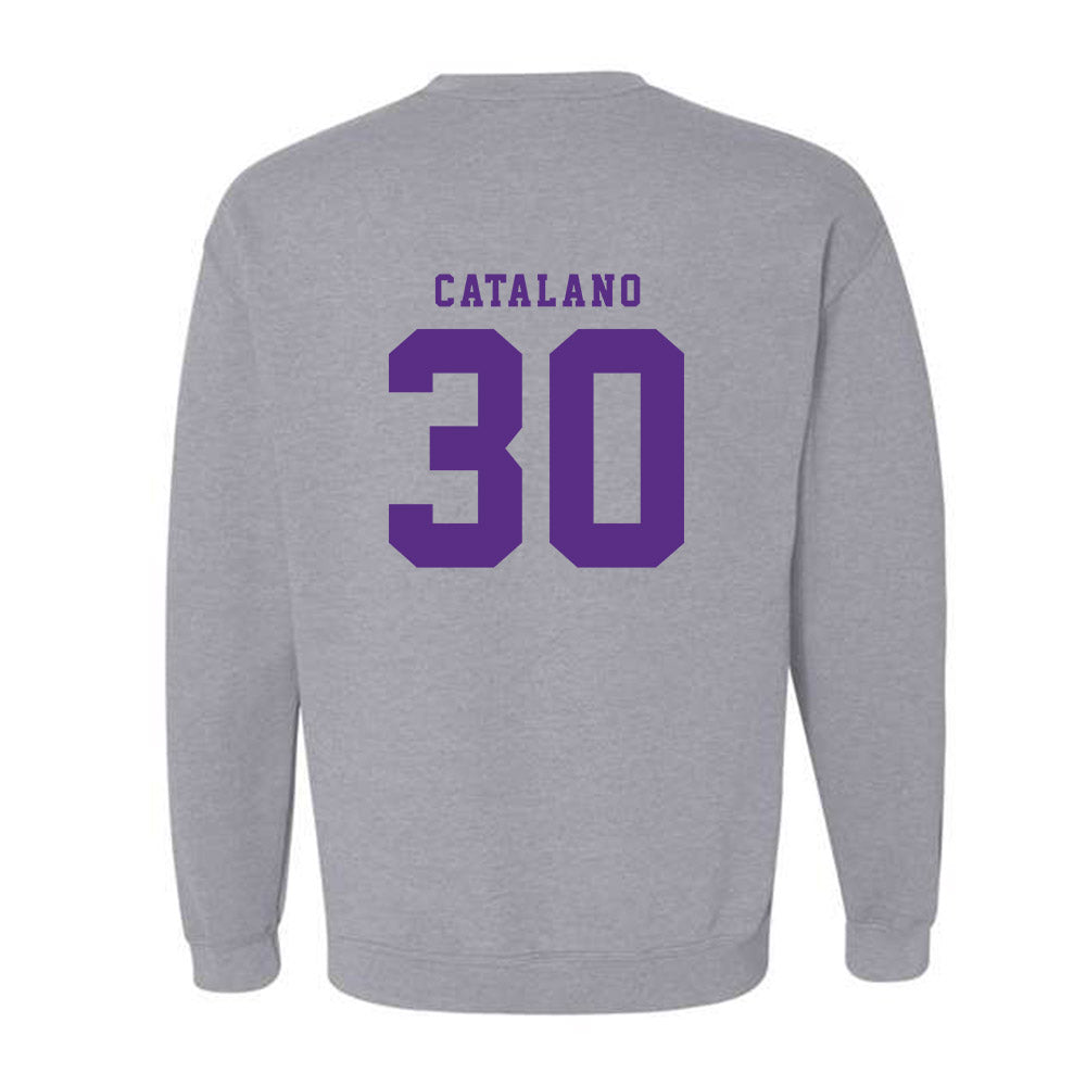 TCU - NCAA Baseball : Michael Catalano - Classic Shersey Crewneck Sweatshirt-4