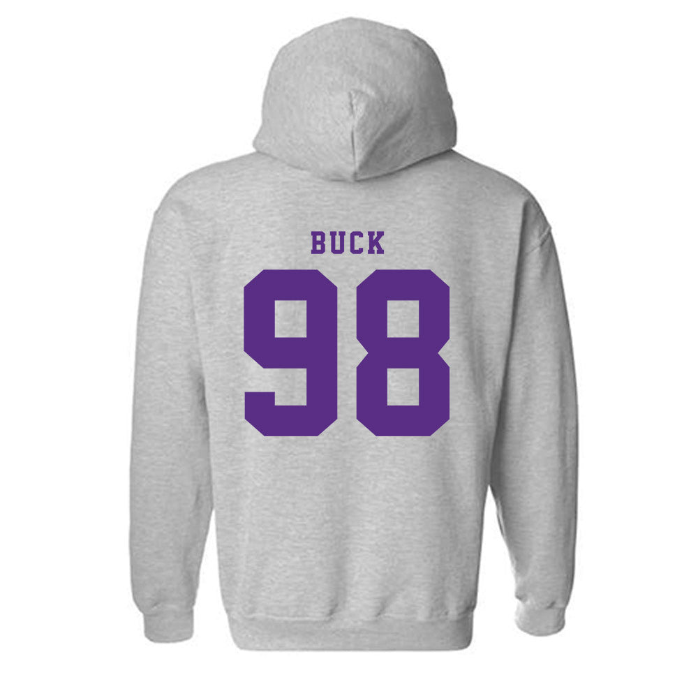 TCU - NCAA Football : Carter Buck - Classic Shersey Hooded Sweatshirt-4
