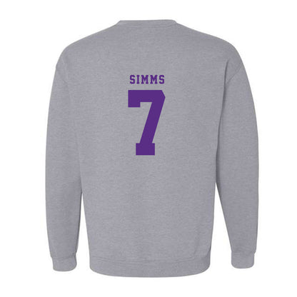 TCU - NCAA Football : Julius Simms - Classic Shersey Crewneck Sweatshirt-4