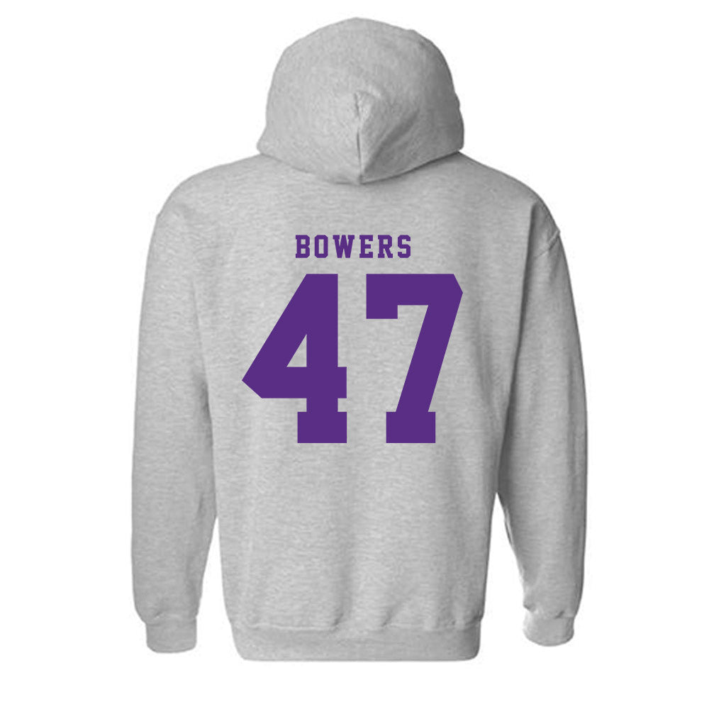 TCU - NCAA Football : Aaron Bowers - Classic Shersey Hooded Sweatshirt-4