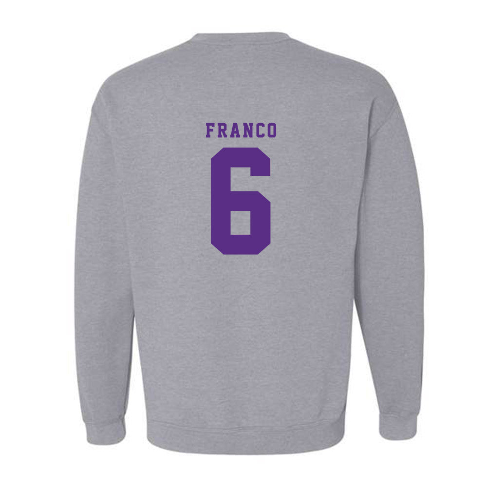 TCU - NCAA Baseball : Noah Franco - Classic Shersey Crewneck Sweatshirt-4