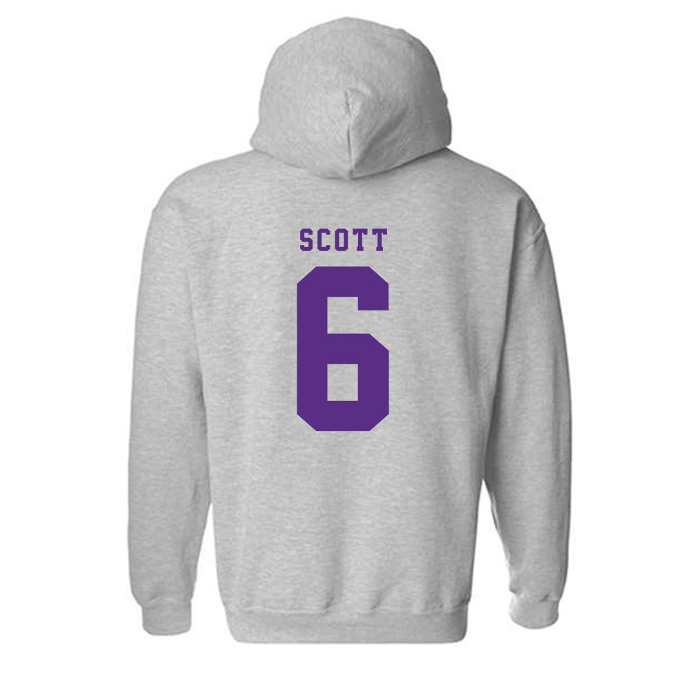 TCU - NCAA Football : Jeremy Scott - Classic Shersey Hooded Sweatshirt-4