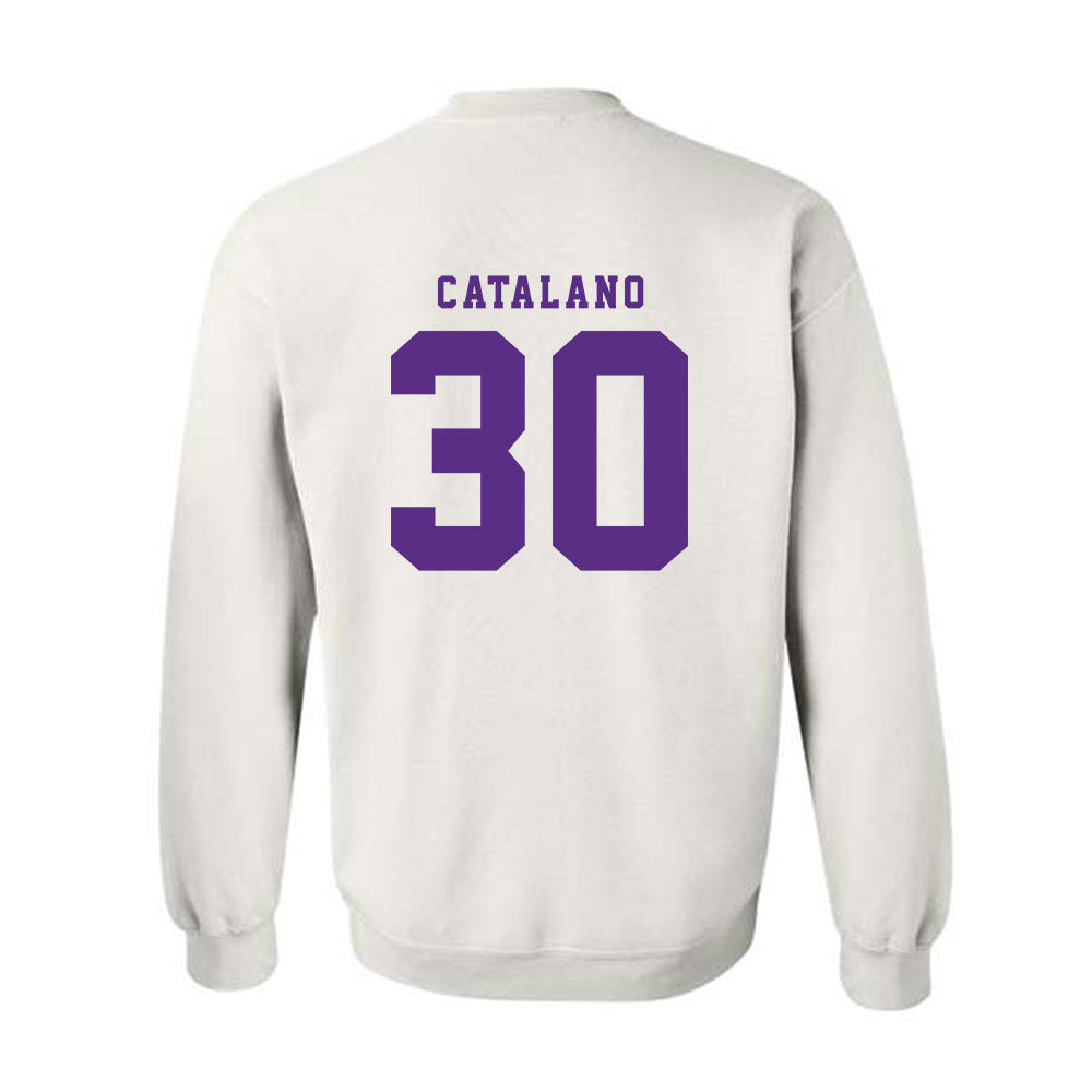 TCU - NCAA Baseball : Michael Catalano - Classic Shersey Crewneck Sweatshirt-3