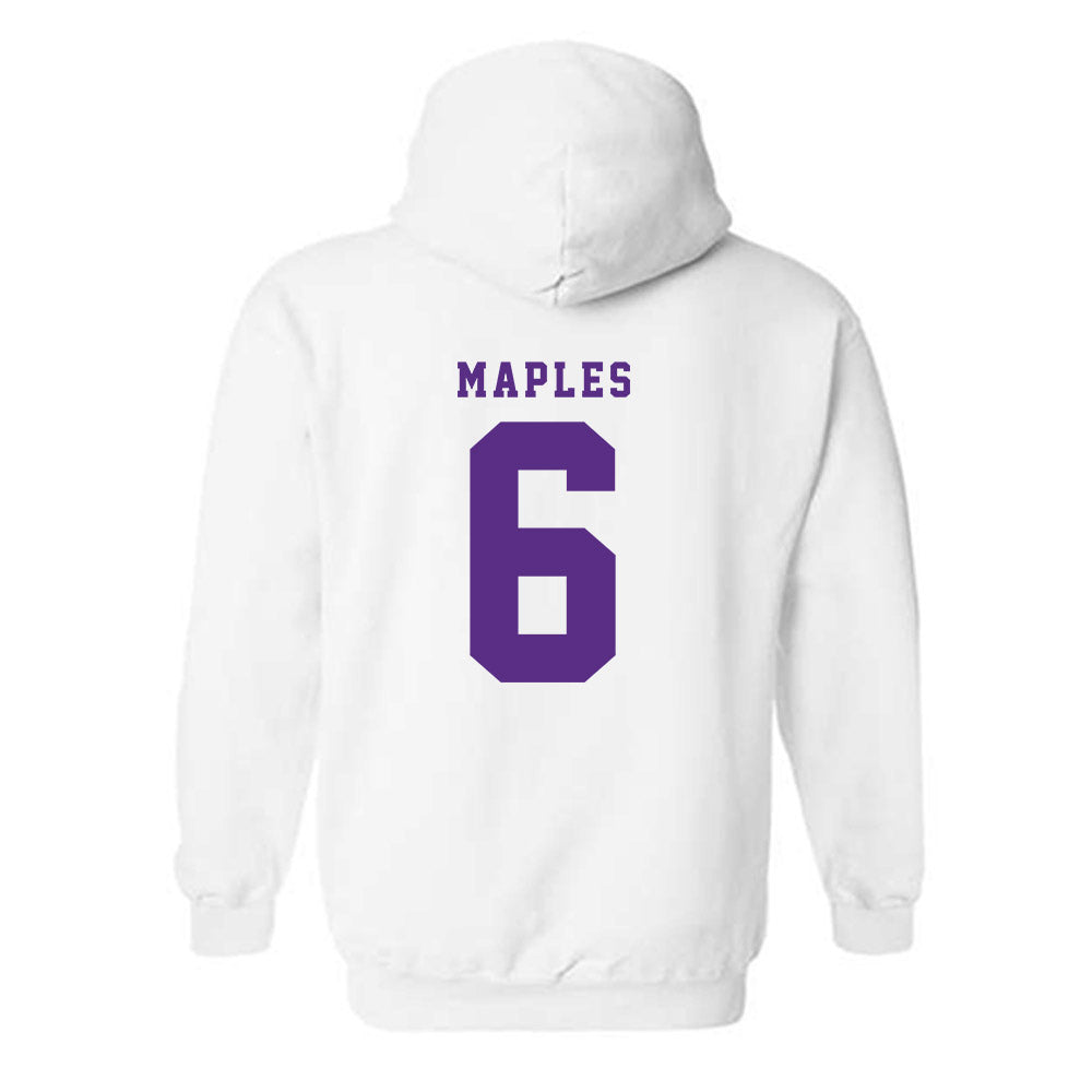 TCU - NCAA Football : Jayden Maples - Classic Shersey Hooded Sweatshirt-3