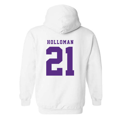 TCU - NCAA Women's Volleyball : Morgan Holloman - Classic Shersey Hooded Sweatshirt-3