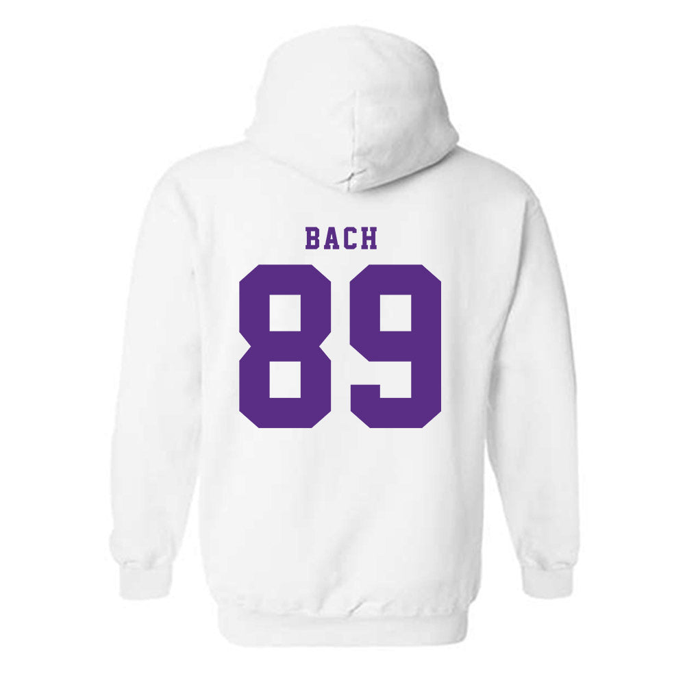 TCU - NCAA Football : Braden Bach - Classic Shersey Hooded Sweatshirt-3