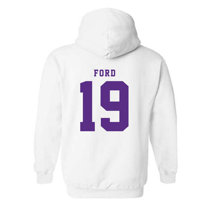TCU - NCAA Football : Jesse Ford - Classic Shersey Hooded Sweatshirt-3