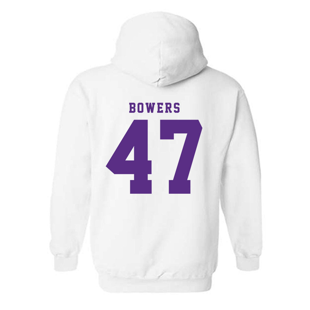 TCU - NCAA Football : Aaron Bowers - Classic Shersey Hooded Sweatshirt-3