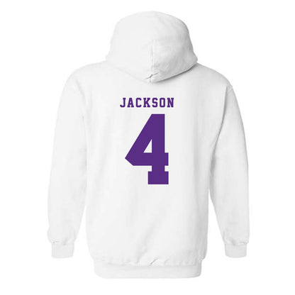 TCU - NCAA Football : Gil Jackson - Classic Shersey Hooded Sweatshirt-3