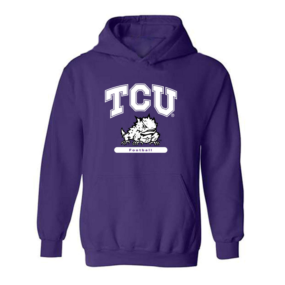 TCU - NCAA Football : Jesse Ford - Classic Shersey Hooded Sweatshirt-2