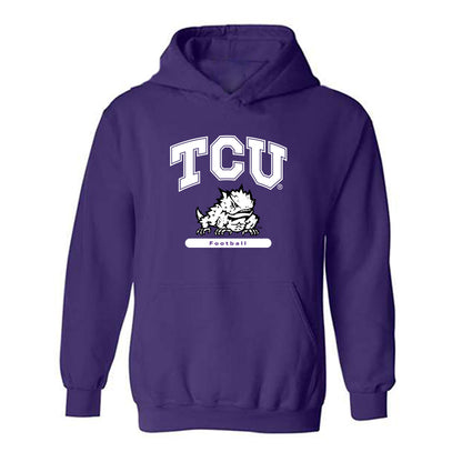 TCU - NCAA Football : Jesse Ford - Classic Shersey Hooded Sweatshirt-2
