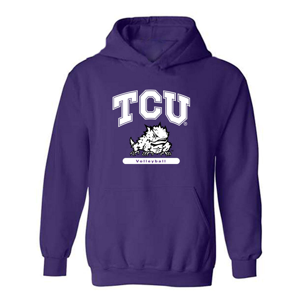 TCU - NCAA Women's Volleyball : Reese Robins - Classic Shersey Hooded Sweatshirt-2