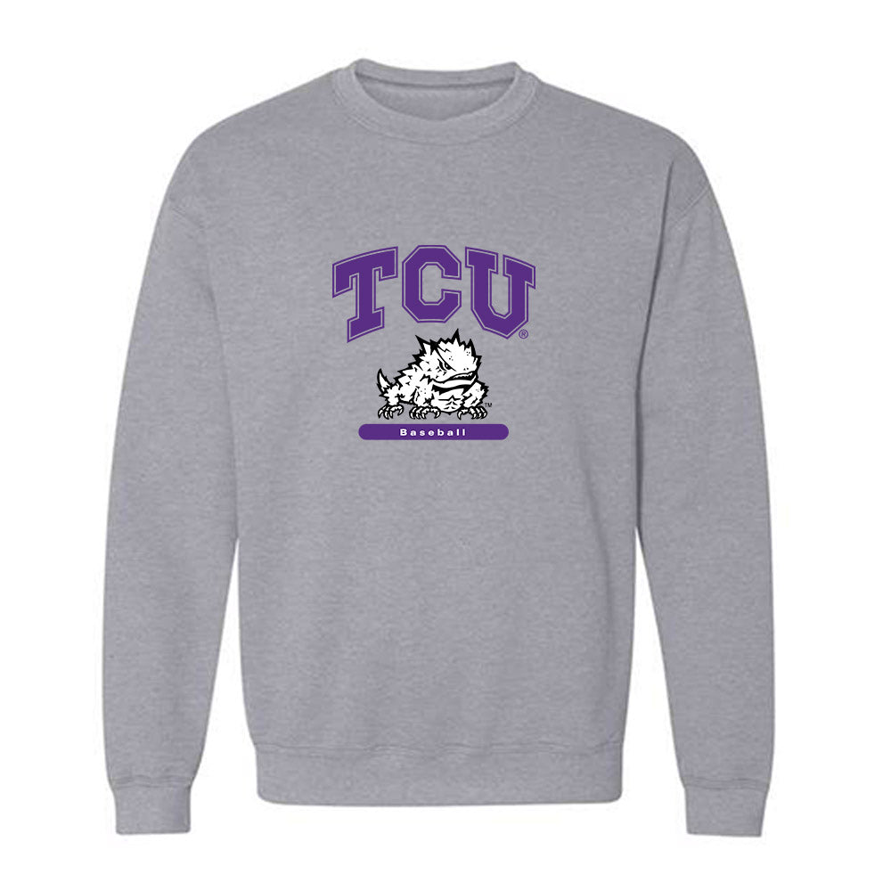 TCU - NCAA Baseball : Michael Catalano - Classic Shersey Crewneck Sweatshirt-1