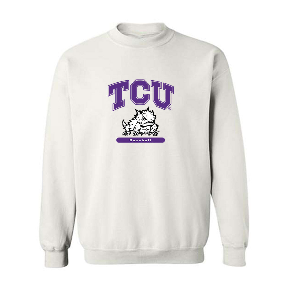 TCU - NCAA Baseball : Michael Catalano - Classic Shersey Crewneck Sweatshirt-0