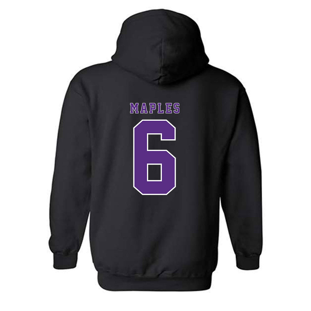 TCU - NCAA Football : Jayden Maples - Classic Shersey Hooded Sweatshirt-5