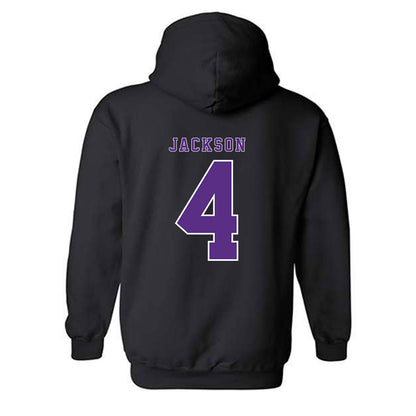 TCU - NCAA Football : Gil Jackson - Classic Shersey Hooded Sweatshirt-5