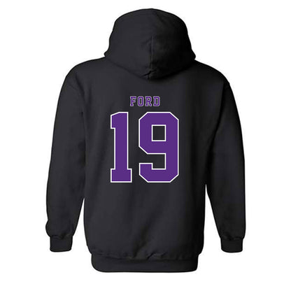 TCU - NCAA Football : Jesse Ford - Classic Shersey Hooded Sweatshirt-5