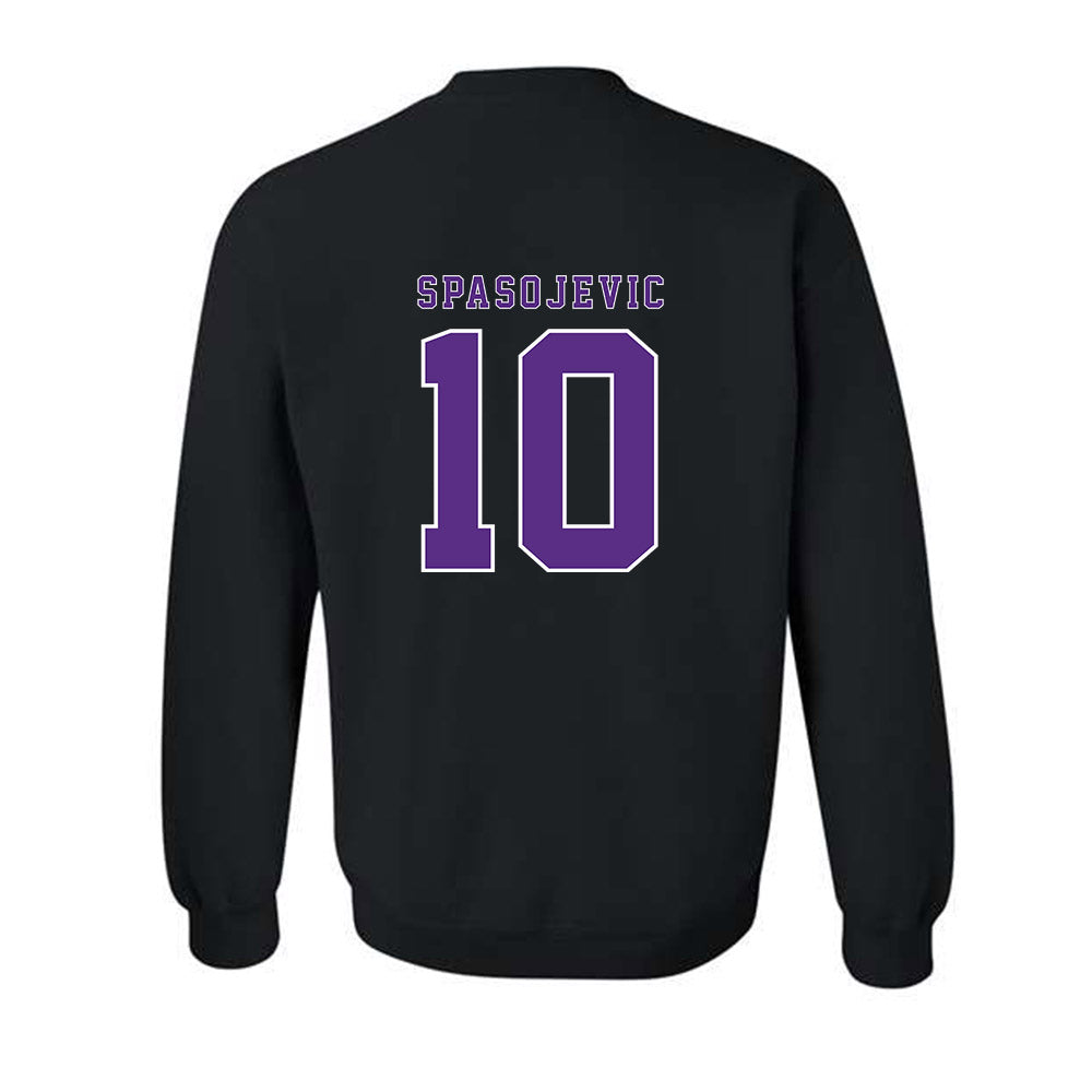 TCU - NCAA Men's Basketball : Milos Spasojevic - Classic Shersey Crewneck Sweatshirt-5