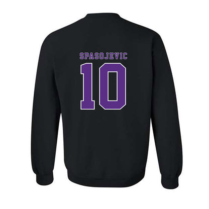 TCU - NCAA Men's Basketball : Milos Spasojevic - Classic Shersey Crewneck Sweatshirt-5