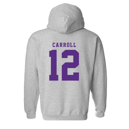 TCU - NCAA Football : Kalen Carroll - Classic Shersey Hooded Sweatshirt-4