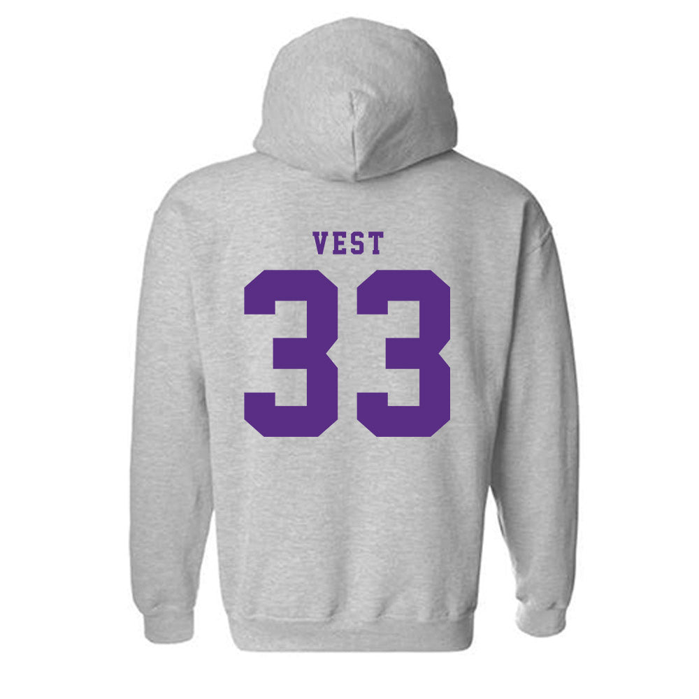 TCU - NCAA Women's Soccer : Grace Vest - Classic Shersey Hooded Sweatshirt-4