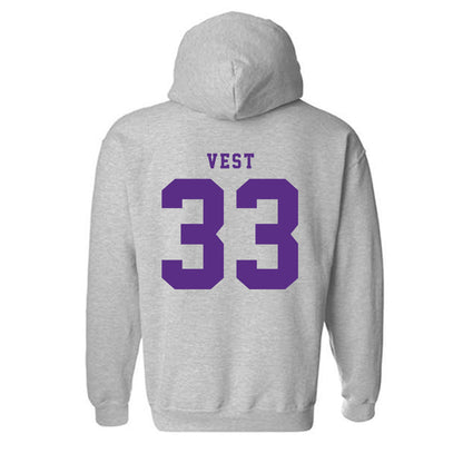 TCU - NCAA Women's Soccer : Grace Vest - Classic Shersey Hooded Sweatshirt-4