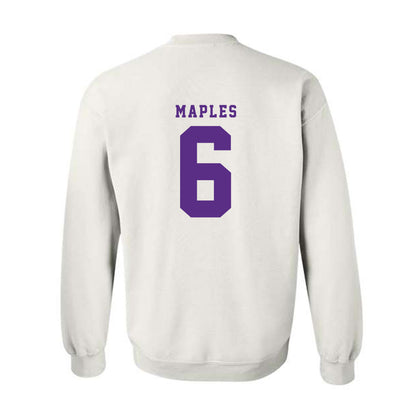 TCU - NCAA Football : Jayden Maples - Classic Shersey Crewneck Sweatshirt-3