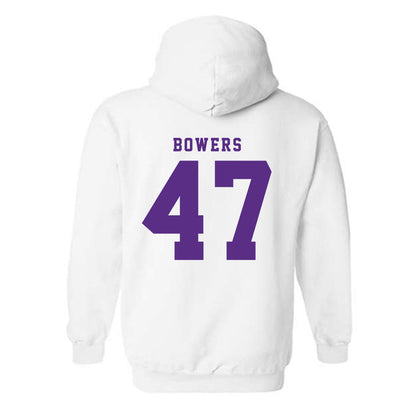 TCU - NCAA Football : Aaron Bowers - Classic Shersey Hooded Sweatshirt-3