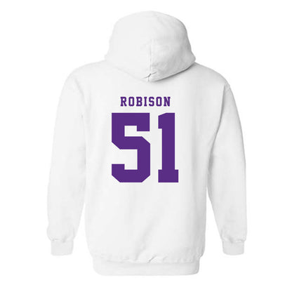 TCU - NCAA Football : Devan Robison - Classic Shersey Hooded Sweatshirt-3