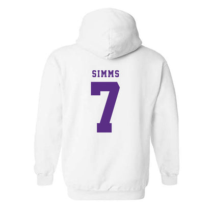 TCU - NCAA Football : Julius Simms - Classic Shersey Hooded Sweatshirt-3