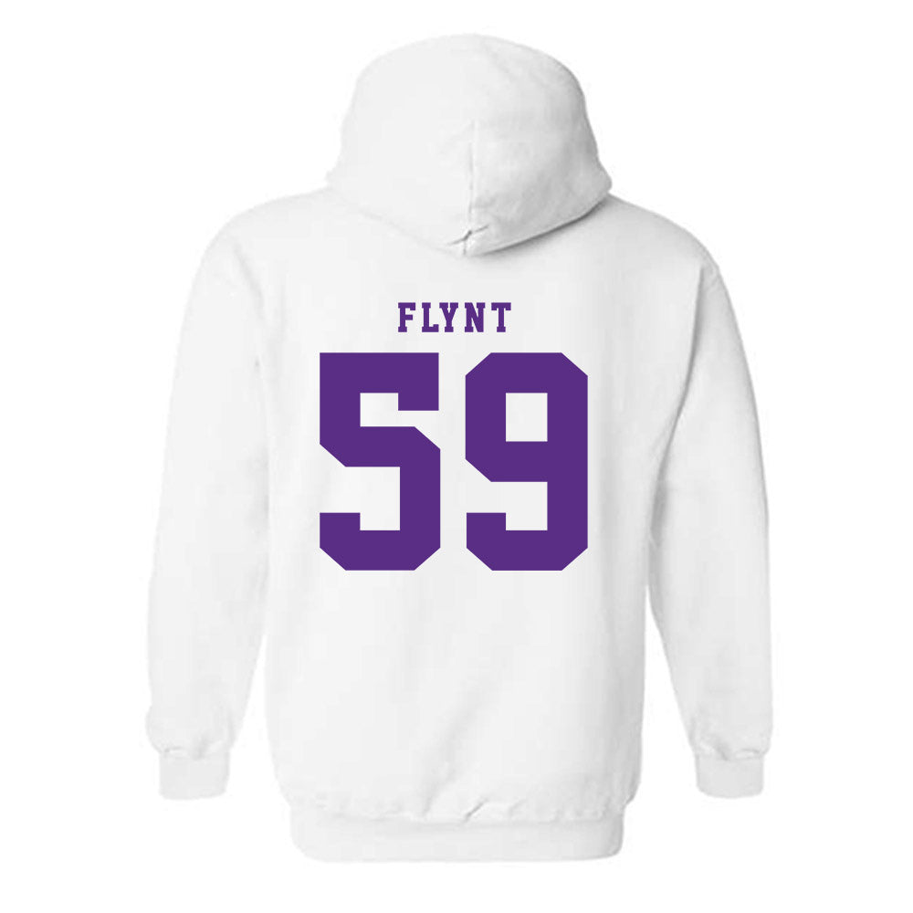 TCU - NCAA Football : Maddox Flynt - Classic Shersey Hooded Sweatshirt-3