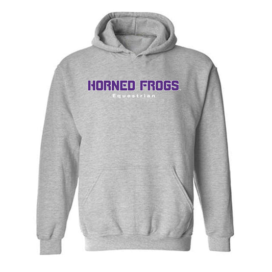 TCU - NCAA Equestrian : Lily Muzzy - Classic Shersey Hooded Sweatshirt-0