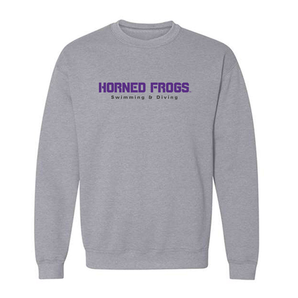 TCU - NCAA Men's Swimming & Diving : Riley Potter - Classic Shersey Crewneck Sweatshirt-1