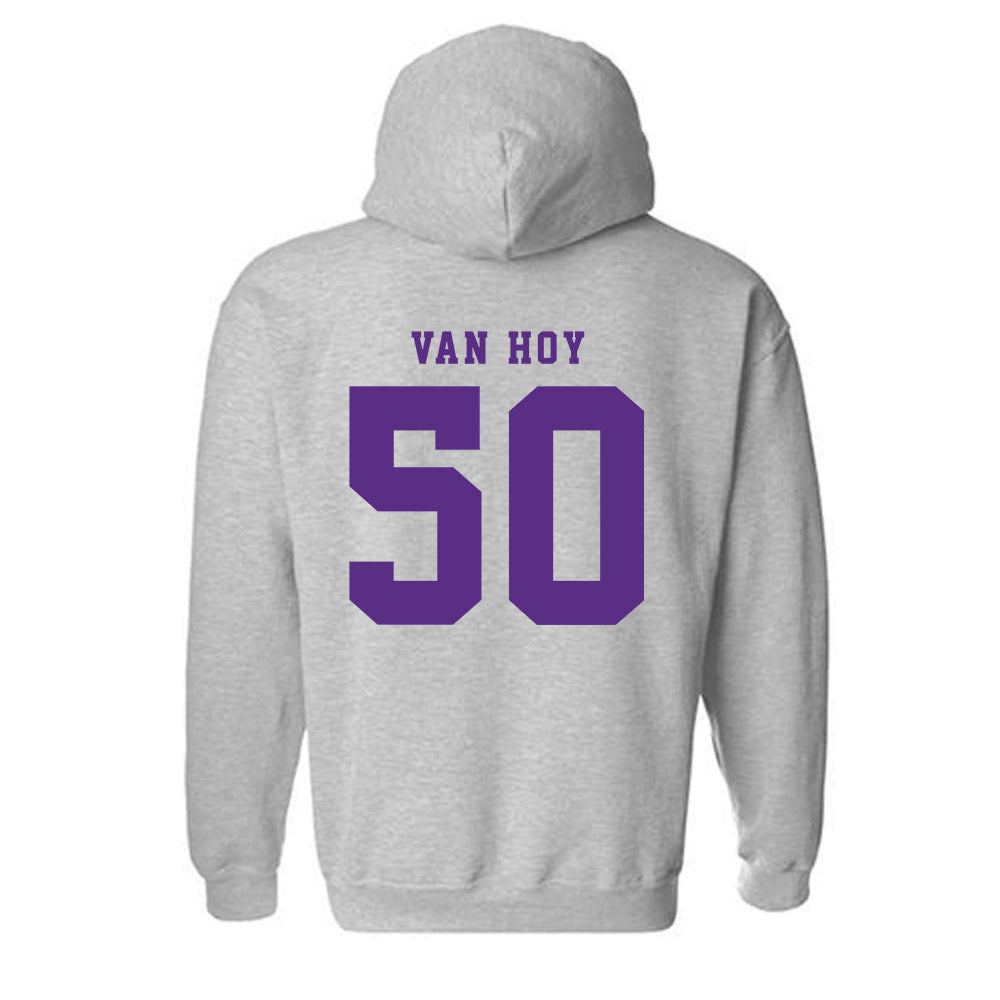 TCU - NCAA Football : Witten Van Hoy - Classic Shersey Hooded Sweatshirt-3
